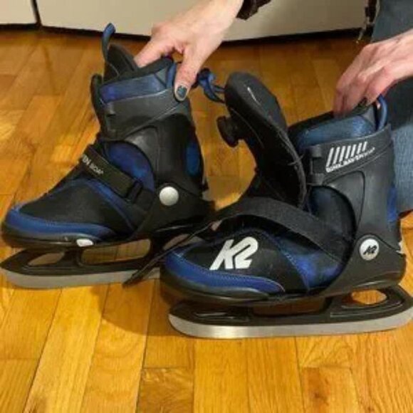 K2 Rink Raven Boa, Ice Skates, adjustable sizes 4-8 teen/adult - Picture 2 of 6